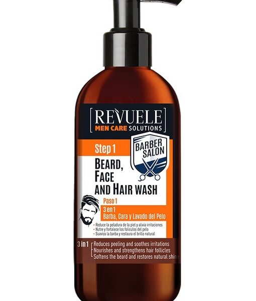 Gel de dus pentru fata, par si corp, 300 ml, Revuele