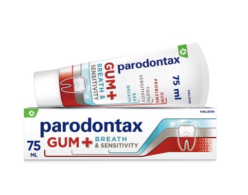 Pasta de dinti Gum+ Breath & Sensitivity, 75 ml, Parodontax