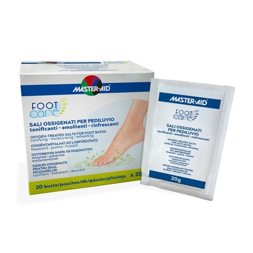 Saruri oxigenate pentru baia picioarelor, 20x20g, Master-Aid