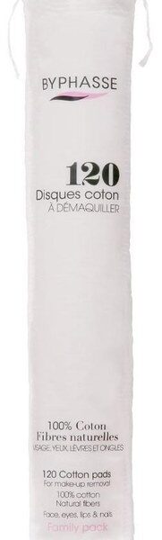 Dischete demachiante din bumbac, 120 bucati, Byphasse