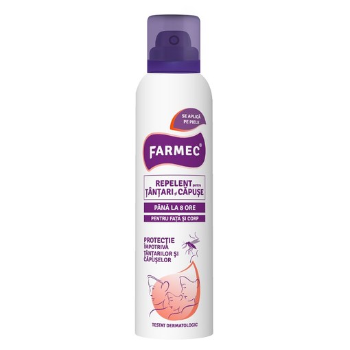 Spray repelent pentru tantari si capuse, 150 ml, Farmec