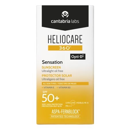 Crema pentru protectie solara cu SPF 50+ Heliocare 360 Sensation, 50 ml, Cantabria Labs