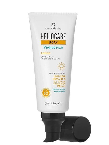 Lotiune de soare pentru copii SPF 50 Heliocare 360° Pediatrics, 200 ml, Cantabria Labs