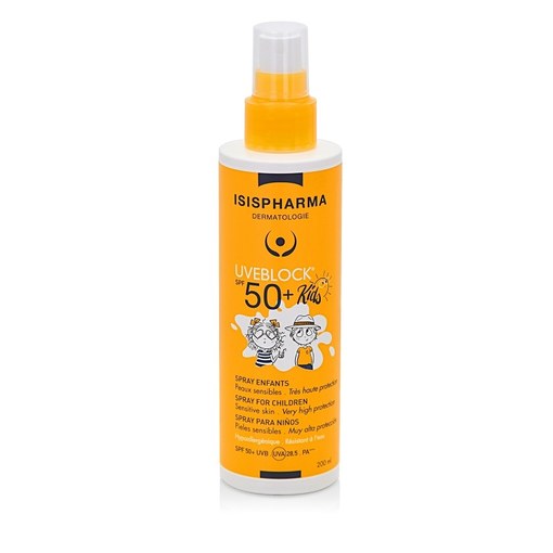 Spray cu protecție solară pentru copii Uveblock SPF50+, 200ml, Isis Pharma