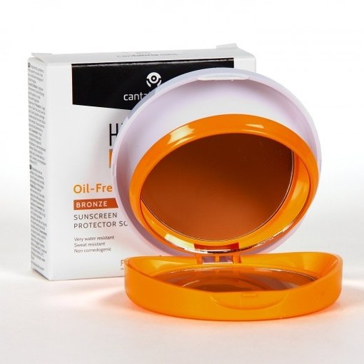 Pudra compacta Bronze Heliocare 360° Oil Free SPF50+, 10g, Cantabria Lab