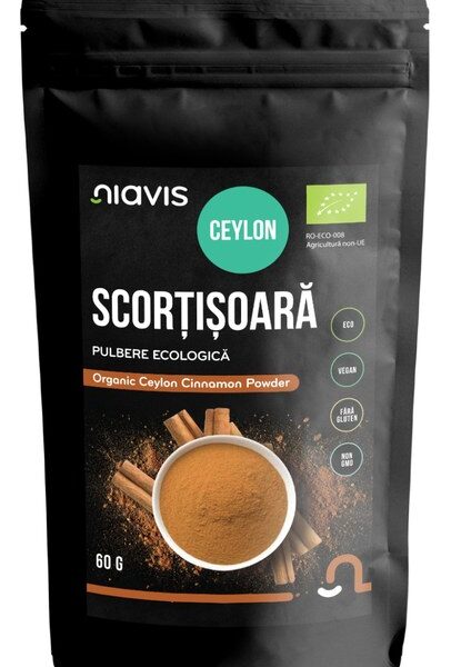 Scortisoara Ceylon Pulbere Ecologica/BIO, 60 g, Niavis