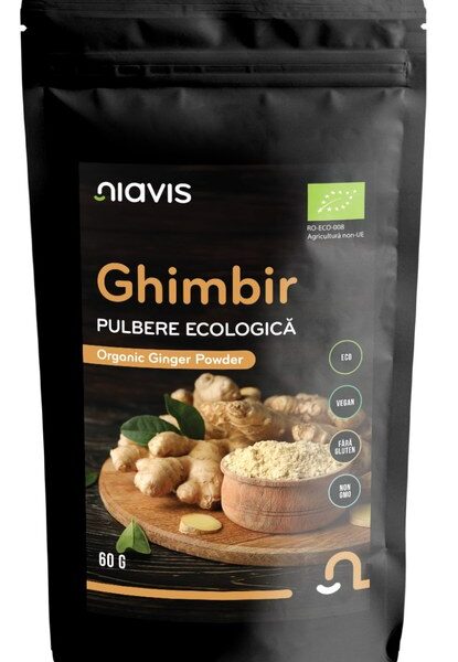 Ghimbir Pulbere Ecologica/BIO, 60 g, Niavis