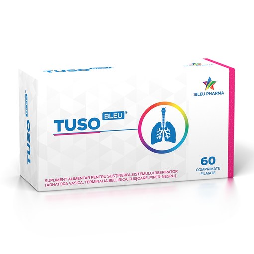 Tuso Bleu, 60 comprimate, Bleu Pharma