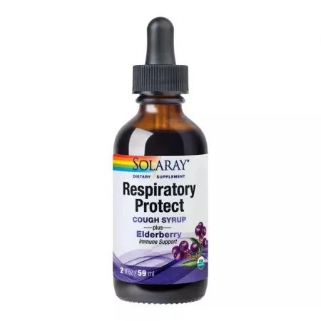 Respiratory Protect Cough Sirop Solaray, 59 ml, Secom
