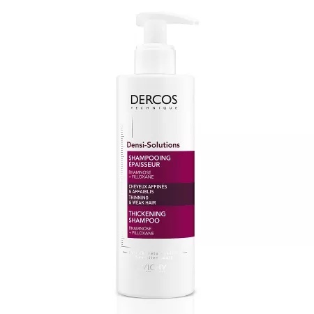 Sampon pentru parul subtire si slabit cu efect de densificare Dercos Densi-Solutions, 250 ml, Vichy