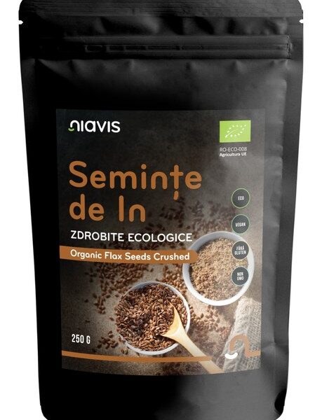 Seminte de In zdrobite Ecologice/BIO, 250 g, Niavis