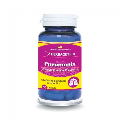 Pneumonix, 60 capsule, Herbagetica