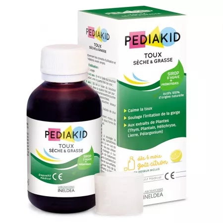 Sirop tuse seaca si productiva, 125 ml, Pediakid