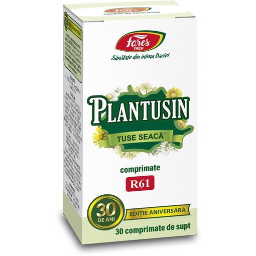 Plantusin comprimate cu plante, 30 comprimate, Fares