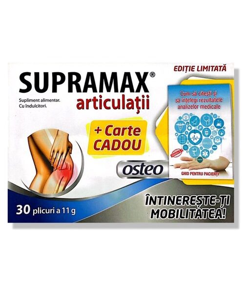 Supramax articulatii, 30 plicuri + Ghid Pacient Cadou Zdrovit