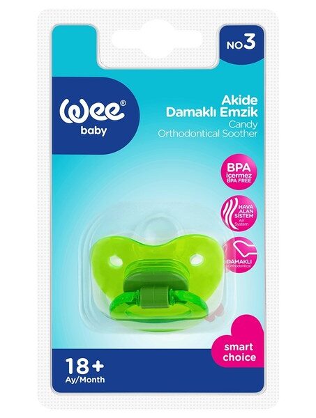 Suzeta din silicon ortodontică nr. 3, cod 113, Wee Baby