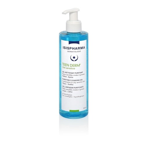 Gel de curatare Teen Derm Sensitive, 250 ml, IsisPharma