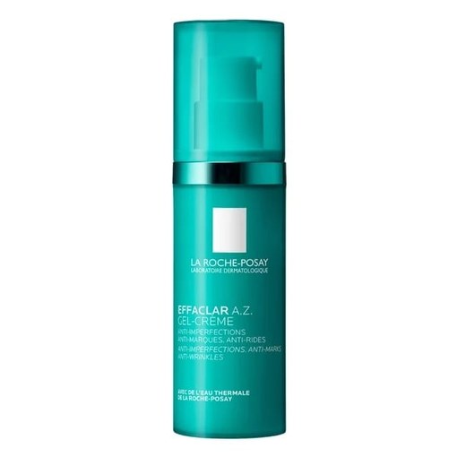 Gel-crema cu o textura usoara si o eficacitate dubla asupra imperfectiunilor si semnelor de imbatranire Effaclar A.Z., 40ml, La Roche-Posay