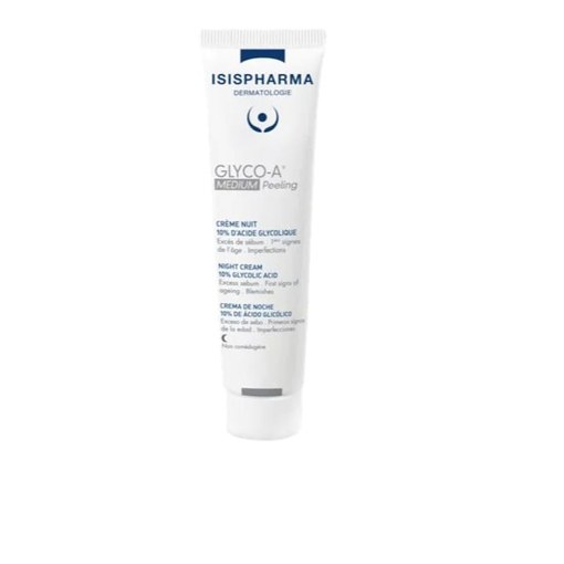 Crema de noapte Glyco-A Medium Peeling 10% acid glicolic, 30ml, Isis Pharma