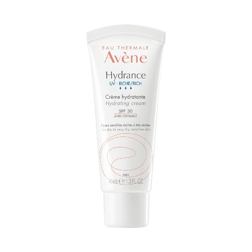 Crema hidratanta pentru ten uscat si foarte uscat SPF30 Hydrance Riche UV, 40ml, Avene