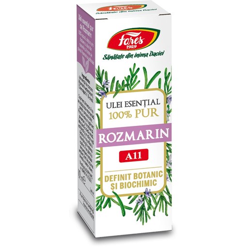 Ulei esential de rozmarin A11, 10 ml, Fares