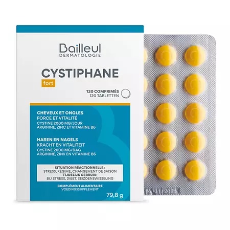 Cystiphane par si unghii, 120 comprimate, Bailleul